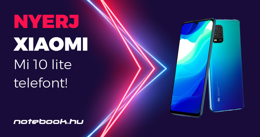 Xiaomi Mi 10 lite Youtube nyereményjáték