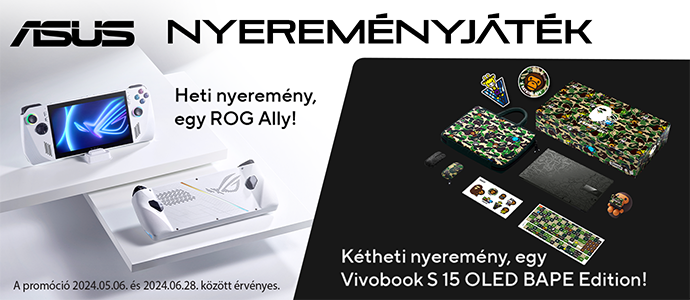 Asus notebook nyereményjáték