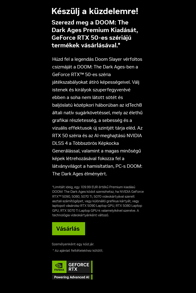 Nvidia RTX50 Doom bundle