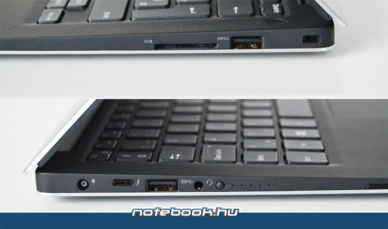 Dell XPS 13 portok és bővítőhelyek
