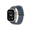 Apple Watch Ultra 3 GPS + Cellular 49mm-es natúr titántok, acélkék Óceán szíj (MEWH4QH/A)