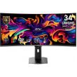 MSI MPG 341CQR QD-OLED X36 34" UWQHD OLED 360Hz Ívelt Gaming monitor (9S6-3DE29A-001)