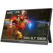 Arzopa Z1FC 16,1 Hordozható Monitor, Ezüstszürke (Z1FC SILVER GRAY)
