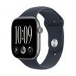 Apple Watch Series 12 GPS 46mm Space Grey Aluminium Case with Navy Blue Sport Band - M/L (MJEJ4MP/A)