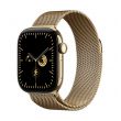 Apple Watch Series 12 GPS + Cellular 46mm Radiant Gold Titanium Case with Radiant Gold Milanese Loop - S/M (MJGU4MP/A)
