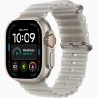 Apple Watch Ultra 4 GPS + Cellular 49mm Natural Titanium Case with Translucent Grey Ocean Band (MJAD4QH/A)