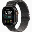 Apple Watch Ultra 4 GPS + Cellular 49mm Black Titanium Case with Black Titanium Milanese Loop - L (MJAX4QH/A)
