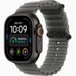 Apple Watch Ultra 4 GPS + Cellular 49mm Black Titanium Case with Translucent Black Ocean Band (MJAY4QH/A)