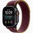 Apple Watch Ultra 4 GPS + Cellular 49mm Black Titanium Case with Burgundy Trail Loop - M/L (MJC44QH/A)