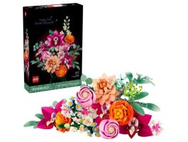 LEGO Botanicals Rózsaszín virágcsokor, virágdekoráció (10342)