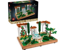 LEGO Icons Kert szökőkutakkal, otthoni és lakásdekoráció, építőszett felnőtteknek (10359)