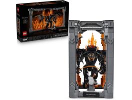 LEGO Icons Könyvkuckó: A Gyűrűk Ura: Balrog, dekorációs szett a könyvespolcra (10367)