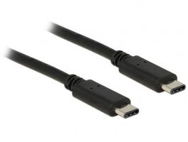 DELOCK USB Type-C 2.0 male to USB Type-C 2.0 male kábel, 1m (83673)