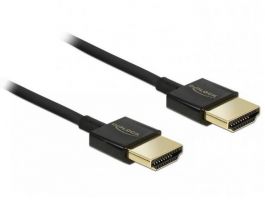 DELOCK HDMI male/male összekötő kábel 3D 4K Slim Premium, 3m (84774)