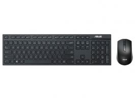 ASUS W2500 vezeték nélküli billentyűzet + egér (90XB0440-BKM0D0) fekete