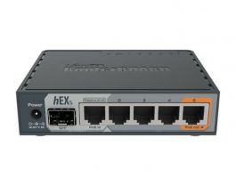 MIKROTIK hEX S Vezetékes 6-portos Router (RB760IGS)