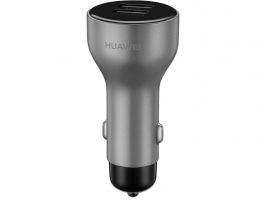 Huawei SuperCharge szivargyújtó töltő Type-C kábellel (HUA-AP38) Fekete/Ezüst