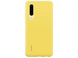 Huawei P30 gyári mágneses szilikon tok (51992852) sárga
