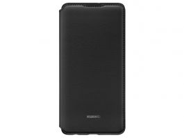 Huawei P30 gyári wallet tok (51992854) fekete