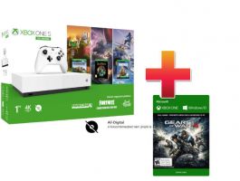 Xbox One S 1TB All-Digital Edition + Minecraft + Sea of Thieves + Fortnite