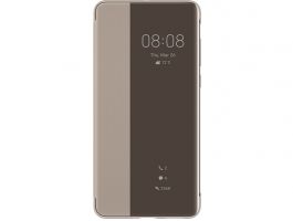 HUAWEI P40 gyári Smart View Flip Cover (51993705) Khaki