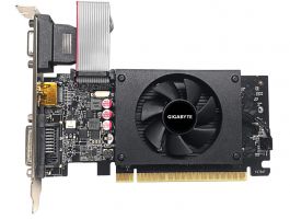 GIGABYTE GeForce GT 710 2GB alacsony profilú Videokártya (GV-N710D5-2GIL)