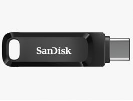Sandisk Ultra Dual Drive Go USB3.0 Type-C + Type-A pendrive, 256GB (SDDDC3-256G-G46) Fekete