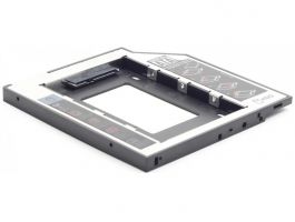 Gembird 2,5 --> 5,25 HDD beépítő keret Notebook-hoz 9,5 mm (MF-95-01)