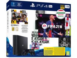 Sony PlayStation 4 Pro 1TB (PS4 Pro 1TB) + FIFA 21 + DualShock 4 Controller Játékkonzol