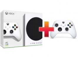Xbox Series S 512 GB Konzol + Fehér Kontroller