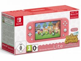 Nintendo Switch Lite Konzol Korall Pink + Animal Crossing: New Horizons + Nintendo Switch Online Előfizetés 3 hónap