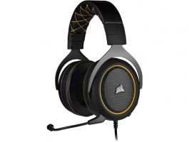 Corsair HS60 Pro 7.1 Surround Gaming Mikrofonos Fejhallgató (CA-9011214-EU) Sárga