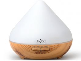 Anjou AJ-AD001 Aromaterápiás Párologtató (20-01000-159) Világosbarna
