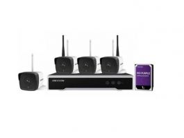 Hikvision 2MP H.264 Bullet Wi-Fi NVR Kit - NK42W0-1T(WD)