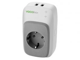 VOCOlinc PM5 okos hálózati dugalj USB töltővel, éjszakai fénnyel