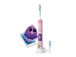 Philips Sonicare for Kids HX6352/42 szónikus elektromos fogkefe interaktív applikációval, pink