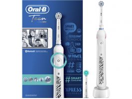 Oral-B SMART 4 Teen elektromos fogkefe Sensitive fejjel (10PO010211)