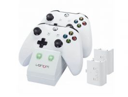 Venom VS2859 Xbox One fehér töltőállomás + 2 db akkumulátor