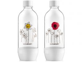SodaStream Duo Jet palack 2x 1l, virágmintás (42003181)