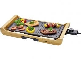Clatronic TG 3697 asztali grill, bambusz