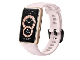 HUAWEI Band 6 okoskarkötő (55026638) Sakura Pink