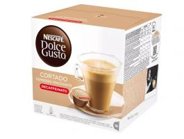 Nescafe DOLCE GUSTO Cortado Decaffeinato, koffeinmentes kávé kapszula, 16db