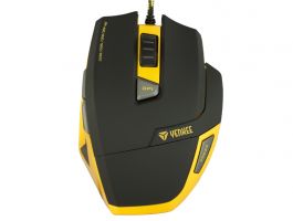 YENKEE YMS 3009 HORNET gaming egér (45009267) fekete/sárga