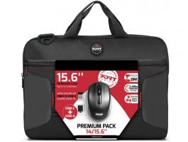 Port Designs 14/15,6" Premium Pack Notebook Táska Vezeték Nélküli Egérrel (501873)