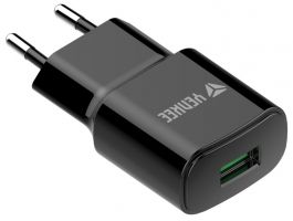 Yenkee YAC 2023BK Hálózati Gyorstöltő Quick Charge 3.0 (30016819)