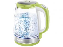 Sencor SWK 2197GG üveg vízforraló hőmérsékletszabályozóval 2L, zöld