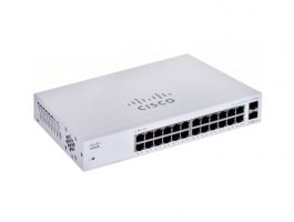 Cisco CBS110 unmanaged 24-portos gigabit switch (CBS110-24T-EU) szürke