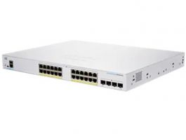 Cisco CBS250-24PP-4G-EU 24 Portos Rackbe Szerelhető Gigabit Ethernet Switch