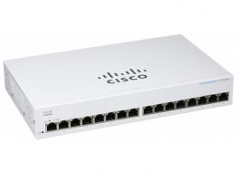 Cisco CBS110 unmanaged 16-portos gigabit switch (CBS110-16T-EU) szürke
