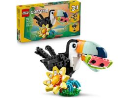LEGO Creator 3 az 1-ben Vadállatok: Trópusi tukán, figurát tartalmazó játékkészlet (31173)